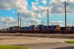 CSX Locomotives in the Yard